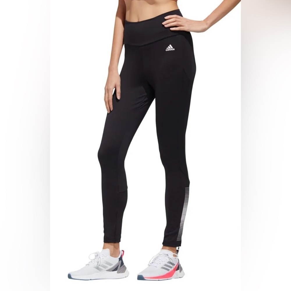 Adidas Women's Black Performance Leggings Athletic Size X-LARGE